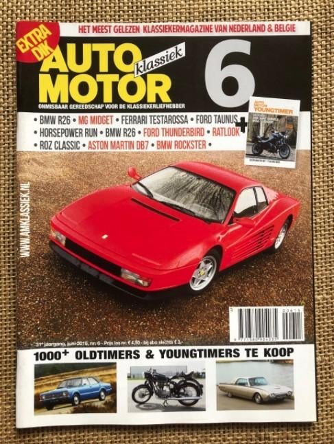 AMK: Ford Bullit Bird, Ford Taunus TC, MG Midget, BMW R26, Ophalen of Verzenden, Zo goed als nieuw, Algemeen