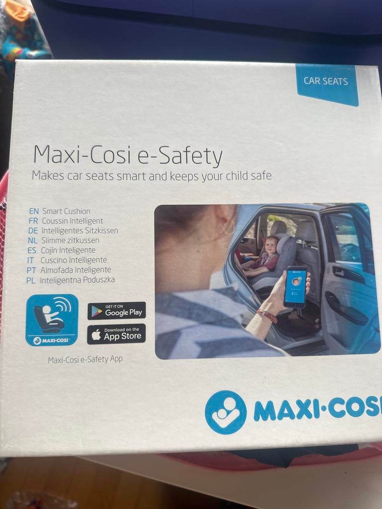 Maxi-Cosi e-Safety kussen - Nieuw in doos, Autogordel, Verstelbare rugleuning, Nieuw, Ophalen of Verzenden