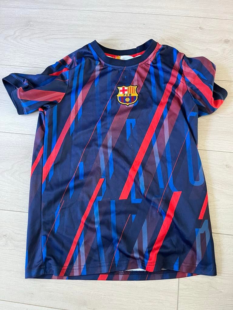 FC Barcelona Shirt Maat 164, Ophalen of Verzenden, Zo goed als nieuw, Jongen, Sport- of Zwemkleding