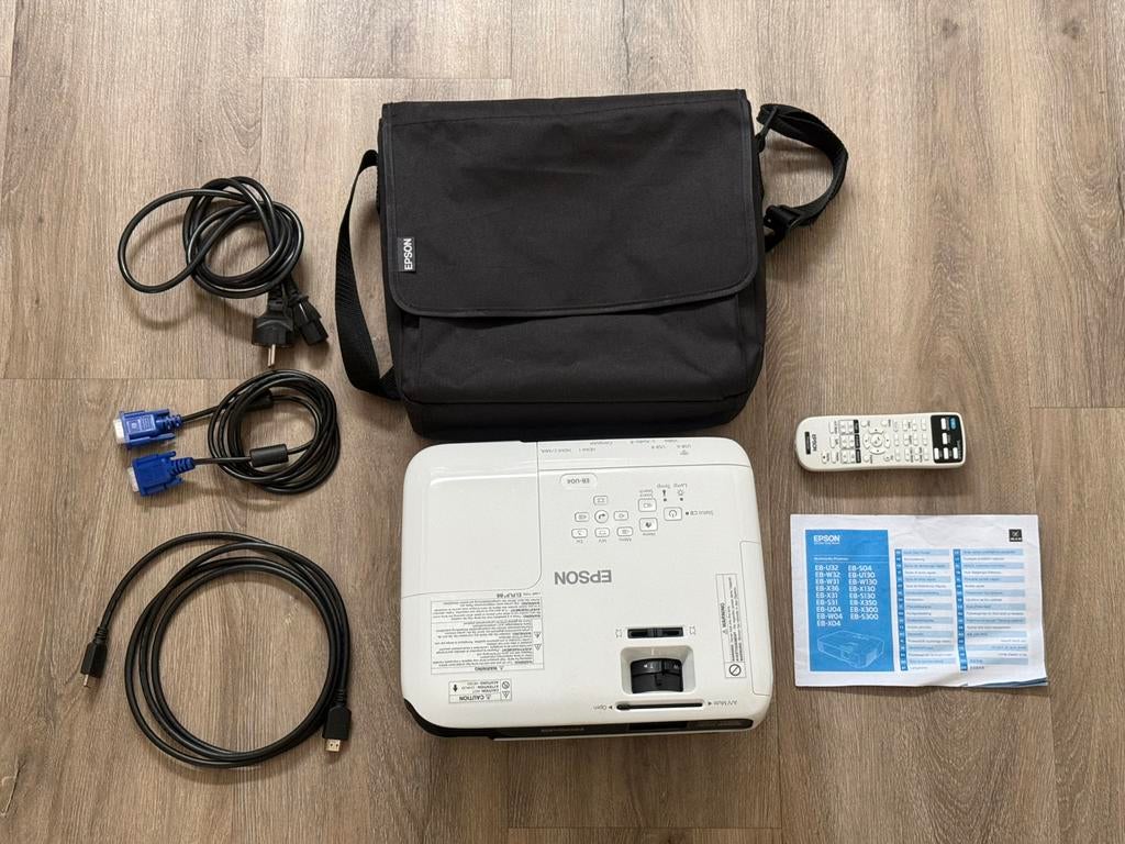 Epson EB-U04 3000 ansilumen beamer WUXGA (1920x1200) 16:10, Epson, Ophalen of Verzenden, Zo goed als nieuw, LCD