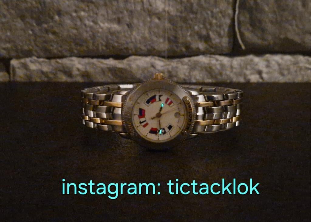 Corum Memotime Save the Sea, 34mm quartz. Watch only., Overige merken, Staal, Gebruikt, Staal