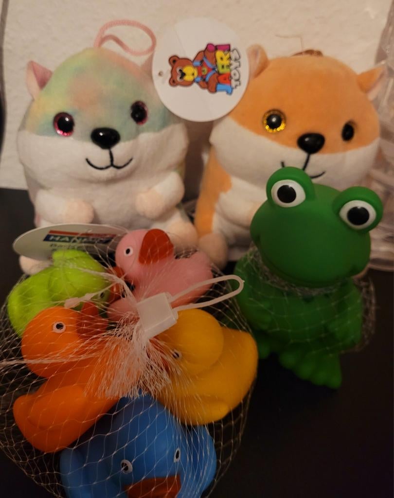 Schattige Knuffels en Bad Speelgoed Set, Kinderen en Baby's, Speelgoed | Badspeelgoed, Ophalen of Verzenden, Nieuw