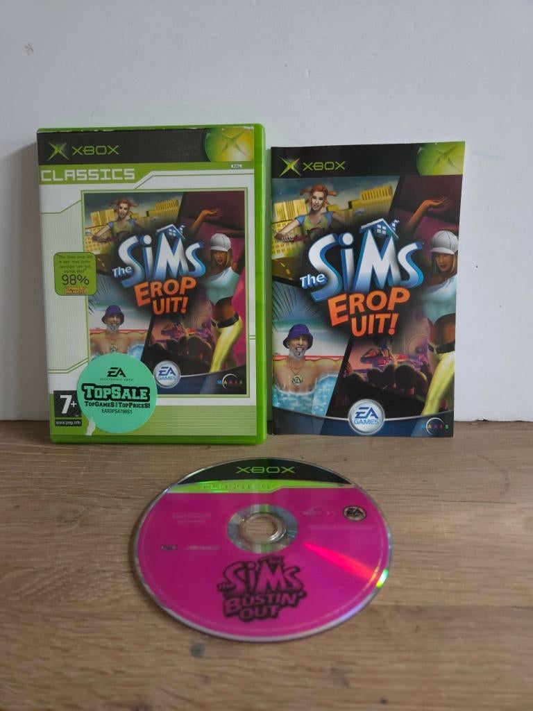 Xbox Original - The Sims Erop Uit - 9580, Spelcomputers en Games, Games | Xbox Original, 1 speler, Ophalen of Verzenden, Simulatie