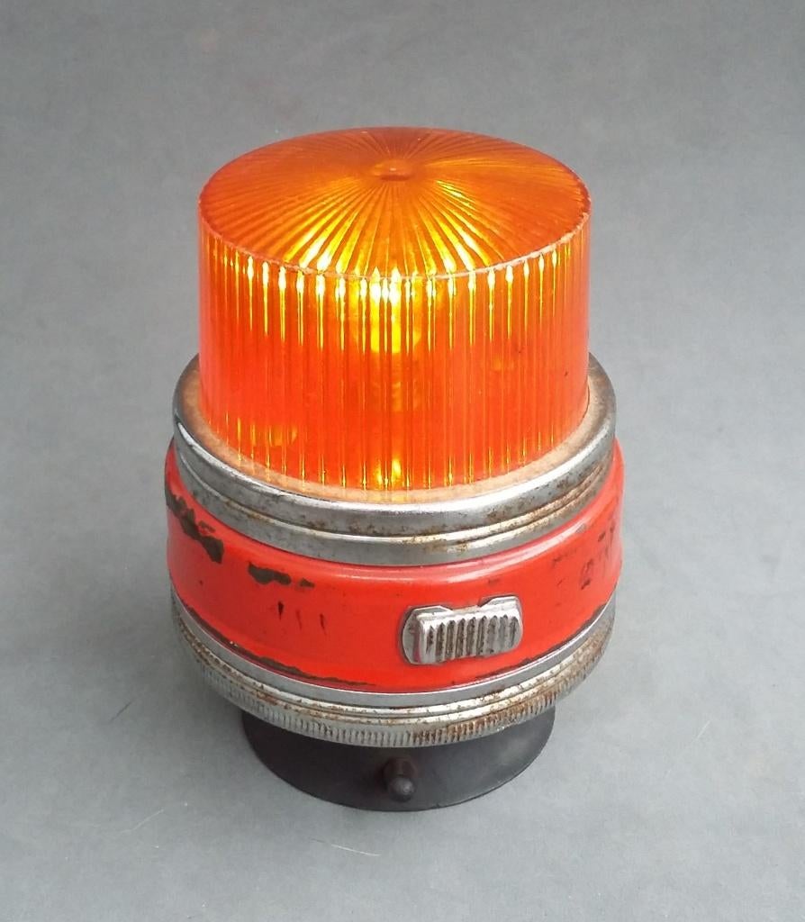 Jaren 60 - 70 Auto Mascotte Dashboard ORANJE Knipperlicht, Ophalen of Verzenden, Gebruikt, Auto's