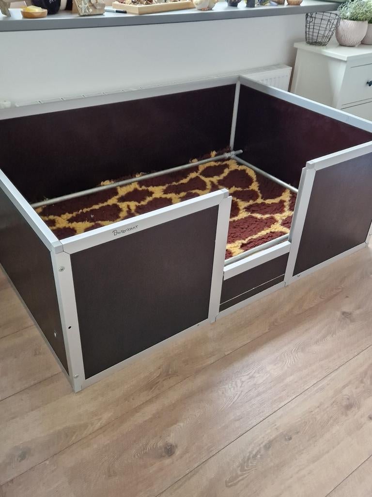 Werpkist voor grote honden TE HUUR, Dieren en Toebehoren, Hondenhokken, Ophalen, Zo goed als nieuw, 110 cm of meer, Minder dan 65 cm