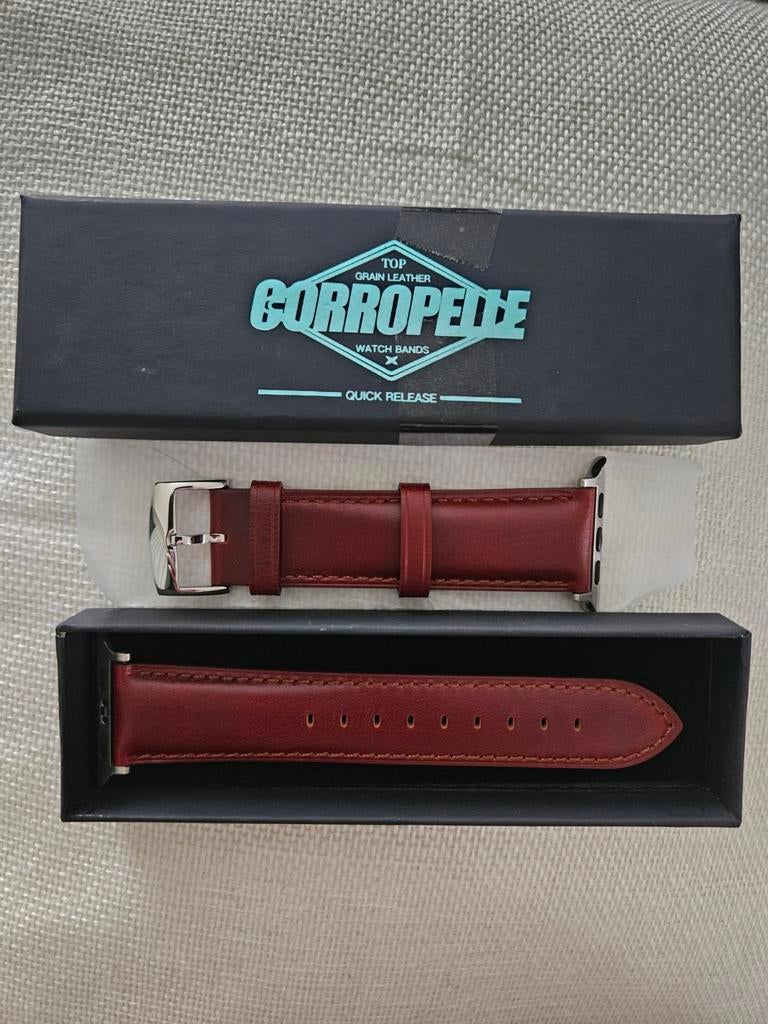 Corropelle Horlogeband - Leer - Nieuw in doos, Overige merken, Leer, Polshorloge, Nieuw