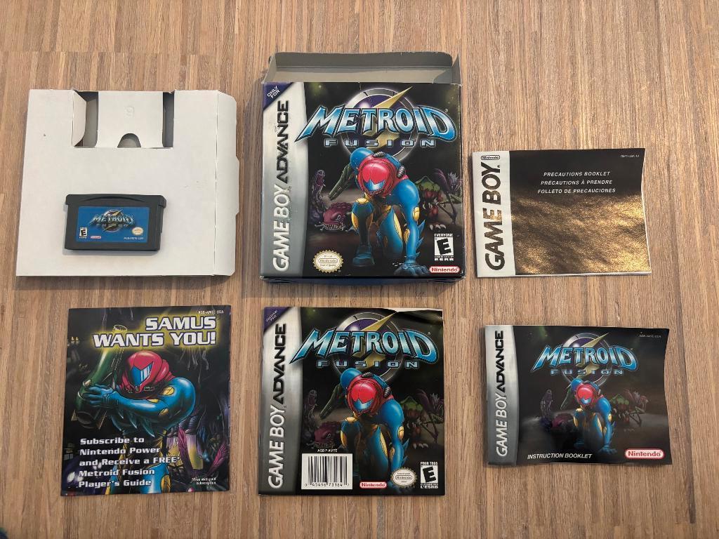 Metroid Fusion GBA – Complete in Box (CIB), Spelcomputers en Games, Games | Nintendo Game Boy, Gebruikt, Avontuur en Actie, 1 speler