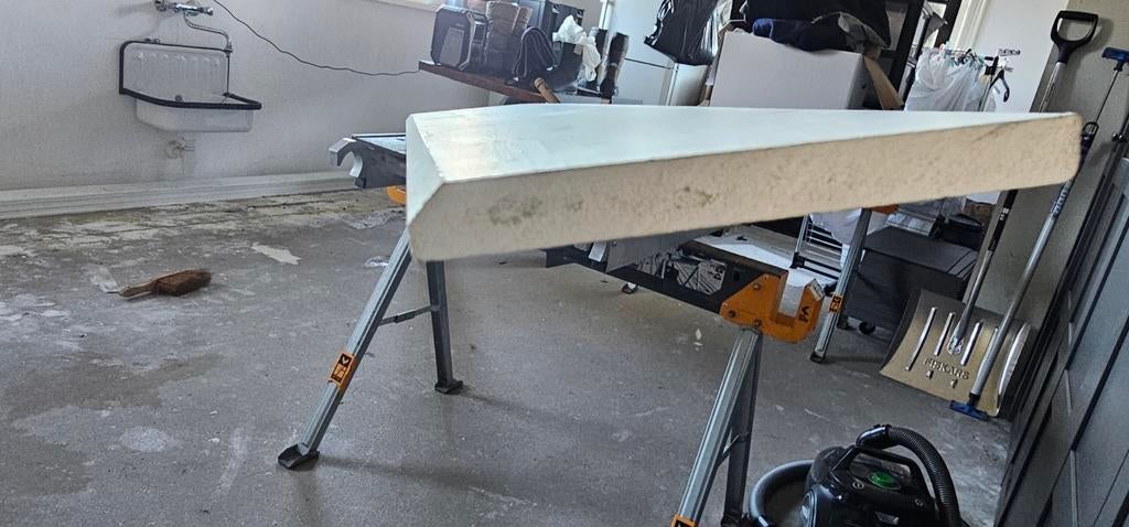 MDF Plinten WIT gegrond RAL9010 - 132 m1, Doe-het-zelf en Verbouw, Hout en Planken, Ophalen, Minder dan 25 mm, Nieuw, Plank