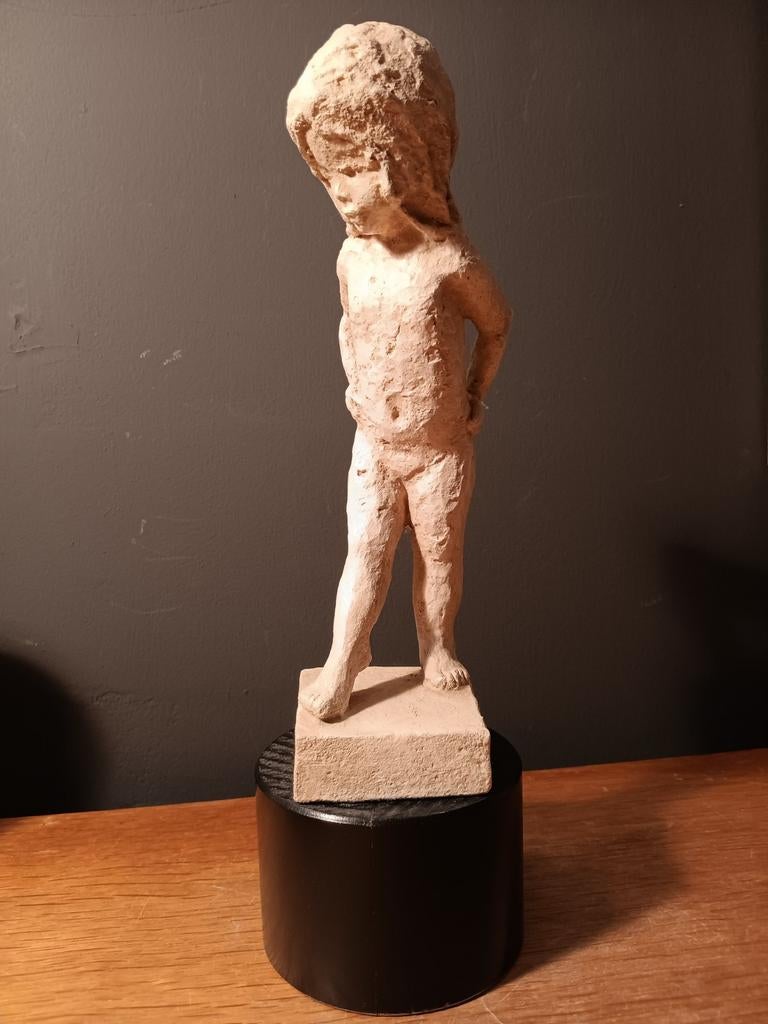 Jeanine Veldman, Keramist, gesigneerd, meisje in witte klei, Antiek en Kunst, Ophalen of Verzenden