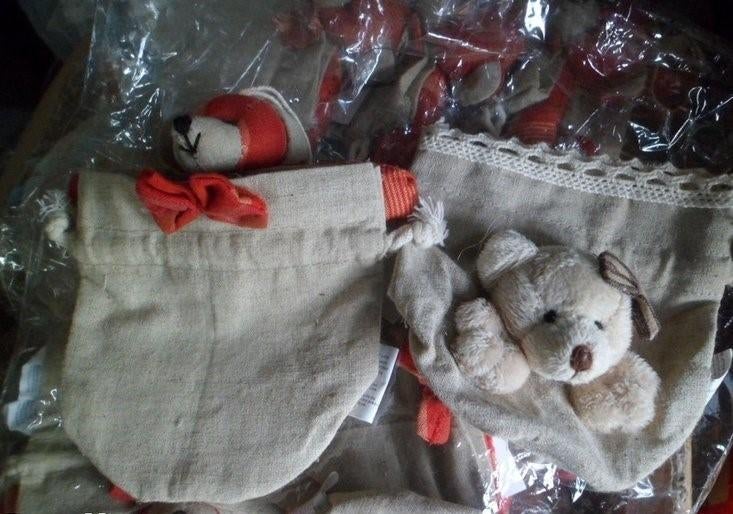 PARTIJ HANGER BEERTJE MET ZAKJE 2 ASSORTIE, ., Nieuw, Ophalen of Verzenden, .