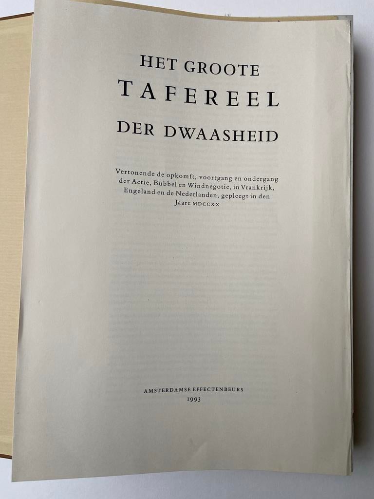 Facsimile Het Groote Tafereel der Dwaasheid - 1993, Antiek en Kunst, Ophalen of Verzenden