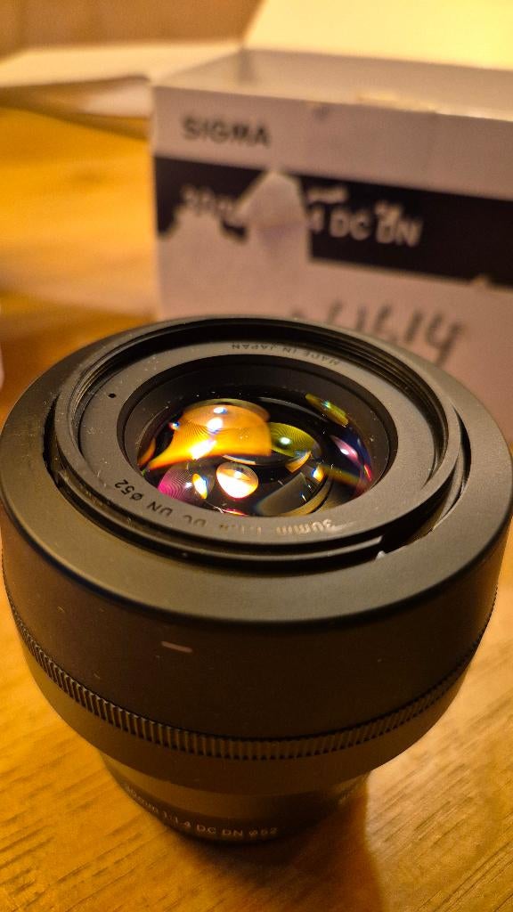 sigma 30mm f1.4 mft, Audio, Tv en Foto, Fotografie | Lenzen en Objectieven, Ophalen of Verzenden, Zo goed als nieuw, Standaardlens