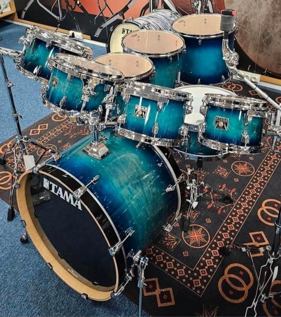 Tama Superstar Classic 9-delige Drumkit in Nieuwstaat, Muziek en Instrumenten, Drumstellen en Slagwerk, Ophalen, Zo goed als nieuw