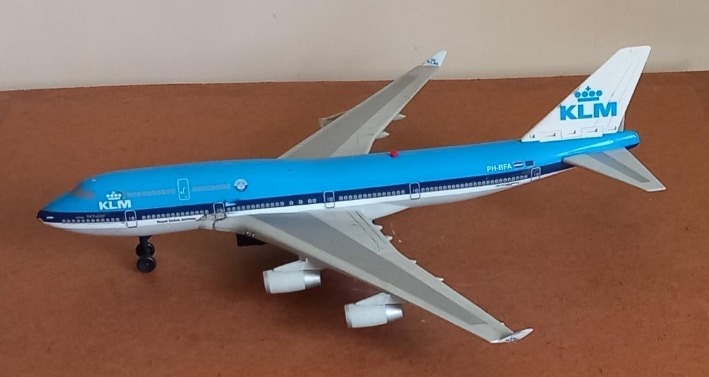 KLM Boeing 747-400  (48,5 x46 cm), Overige merken, Verzenden, Vliegtuig, Gebruikt