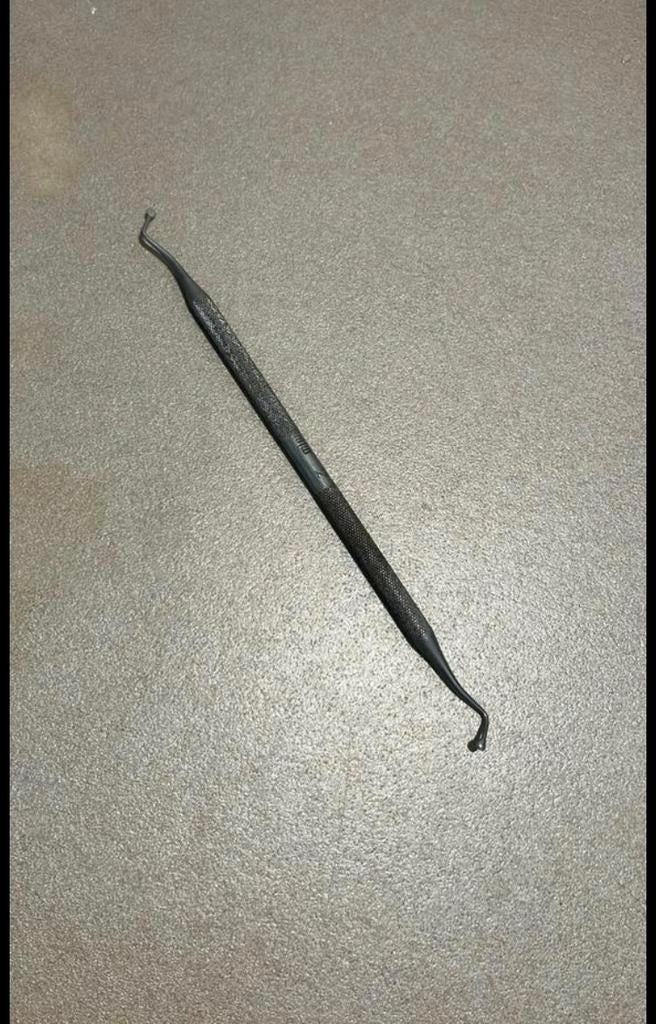 Antieke tandarts schraper tamponneer nummer 2 mlw?, Antiek en Kunst, Ophalen of Verzenden