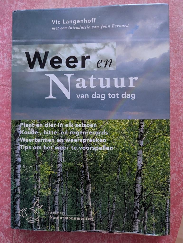 Weer en natuur van dag tot dag, Ophalen of Verzenden, Zo goed als nieuw, Natuur algemeen, Vic Langenhoff