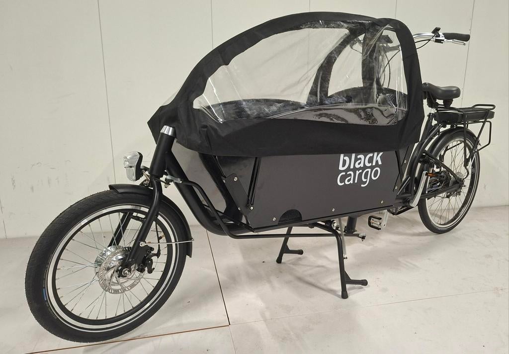 Tweewiel bakfietsen elektrisch Black Cargo NIEUW!!, Fietsen en Brommers, Fietsen | Bakfietsen, 7491GA, Huif, Nieuw, Info@ebikeonline.nl