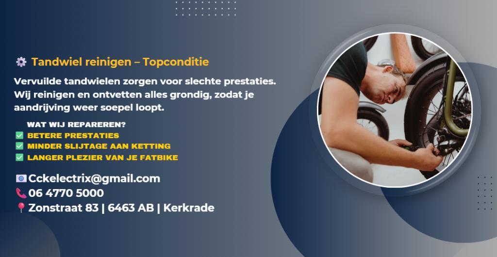 Fatbike Limburg – Tandwielen reinigen, Verzenden, Algemeen, Frame, CCK