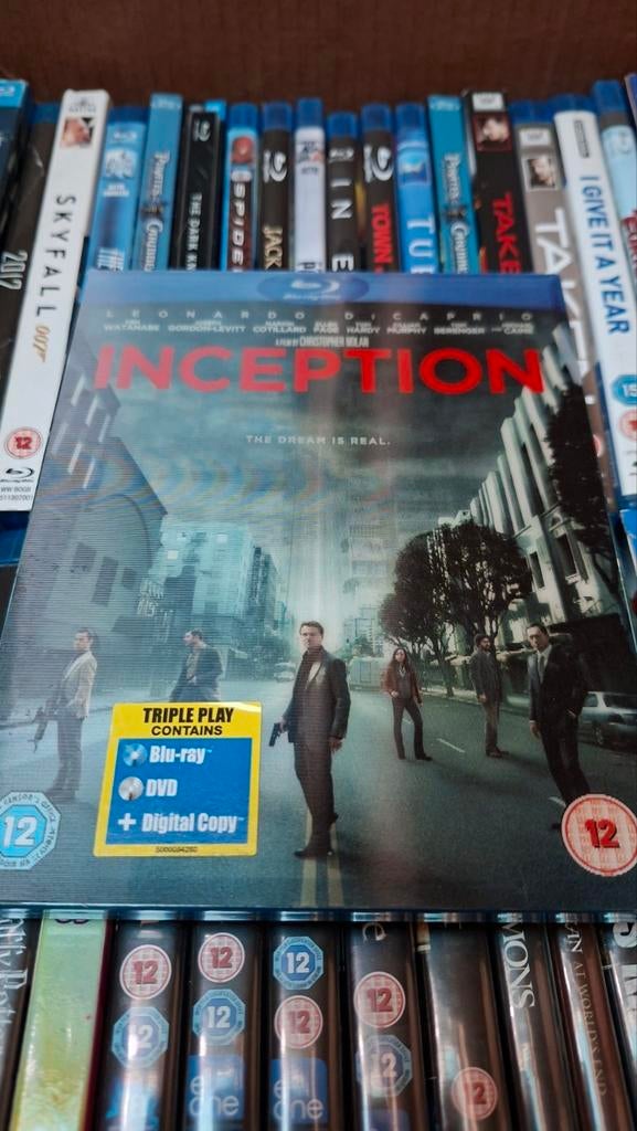 Inception blu-ray, Ophalen of Verzenden, Zo goed als nieuw