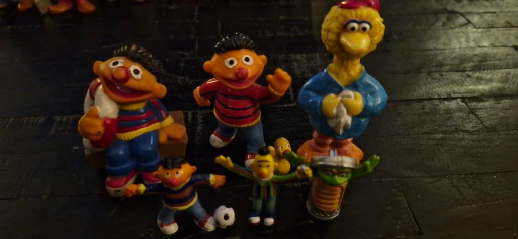 Sesamstraat Figuren Set, Ophalen of Verzenden, Gebruikt, Overige typen