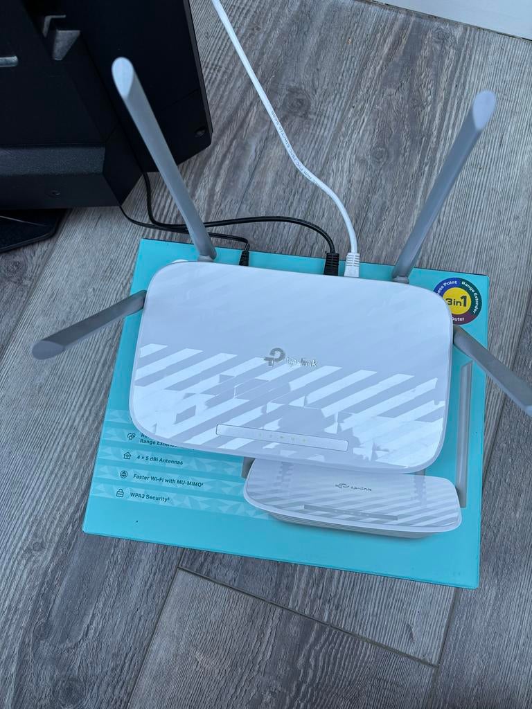 TP-Link Archer C50 Router - Goede staat, met doos, Verzenden, Zo goed als nieuw, Router