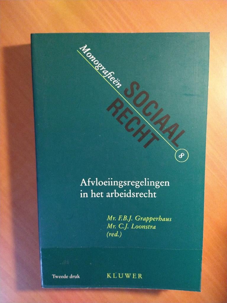 Afvloeiingsregelingen in het arbeidsrecht. Grapperhaus., Boeken, Ophalen of Verzenden, Gelezen, Natuurwetenschap