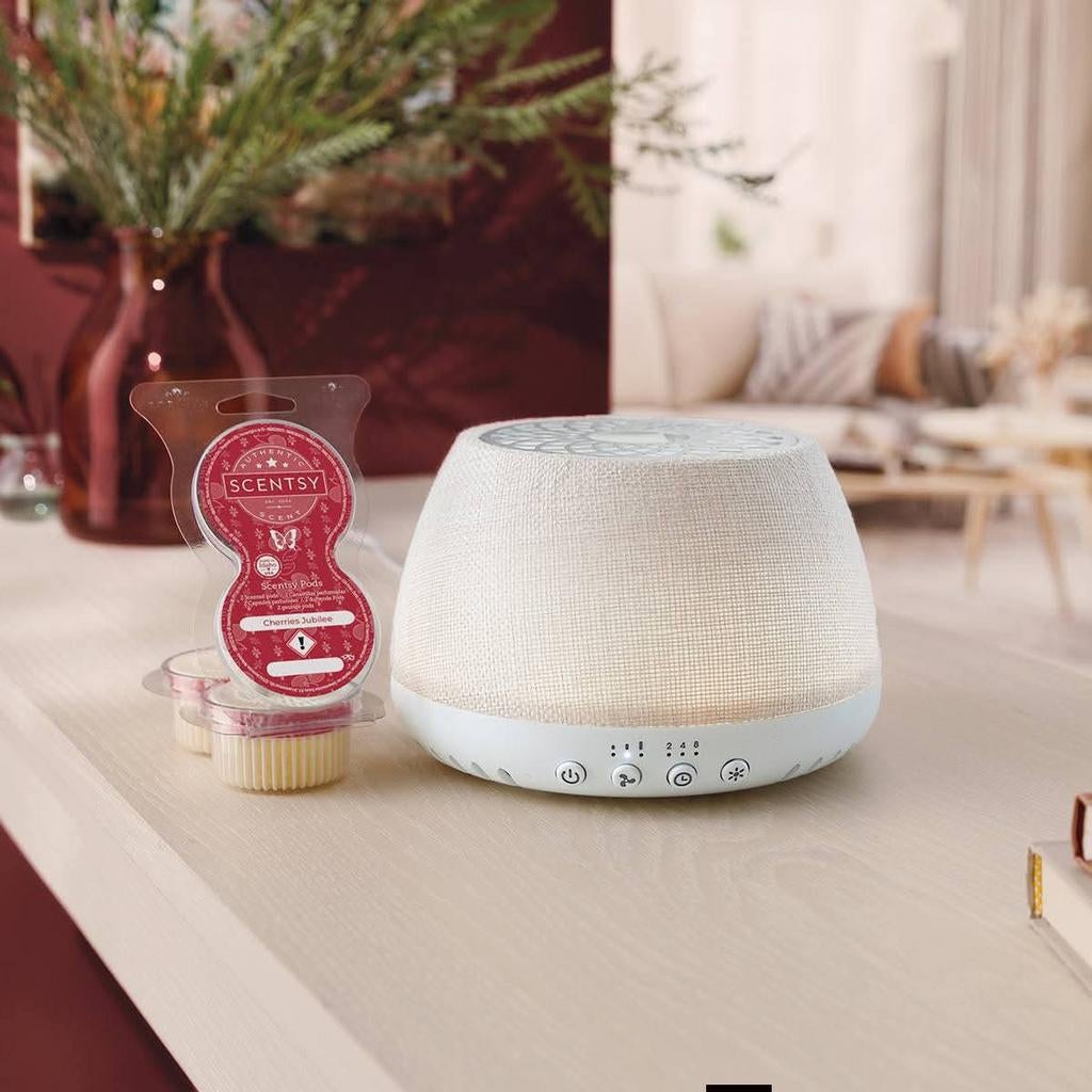 Nieuwe Scentsy Air quad linen wit, Ophalen of Verzenden, Nieuw, Minder dan 30 watt, Led-lamp