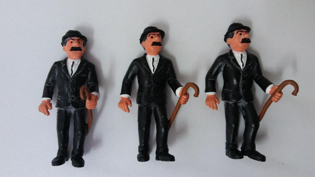 Kuifje jansen Janssen comics spain pvc figuur strip pvc, Ophalen of Verzenden, Kuifje, Zo goed als nieuw, Beeldje of Figuurtje