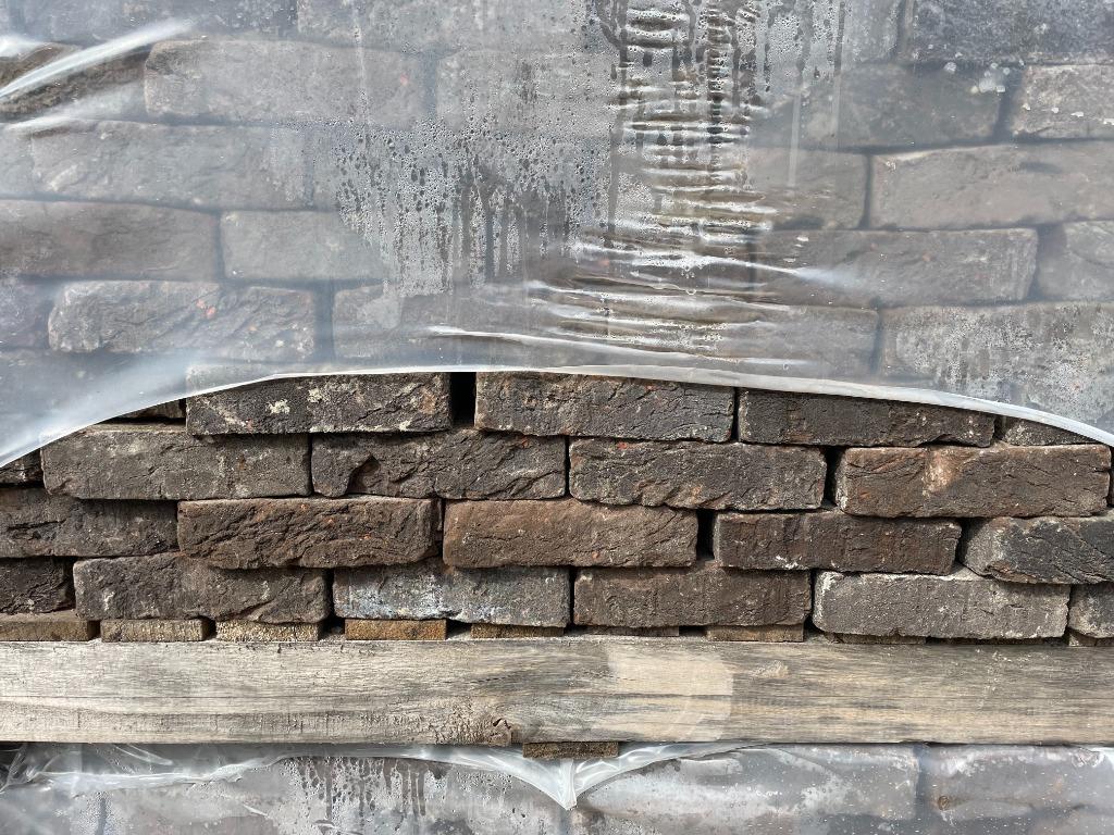 6000 gesmoorde antieke steen 19x5x18cm., Ophalen, Gebruikt, Bakstenen