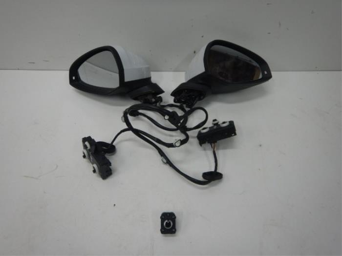 Spiegel links + rechts Audi A4 (22726333), Ophalen of Verzenden, Gebruikt