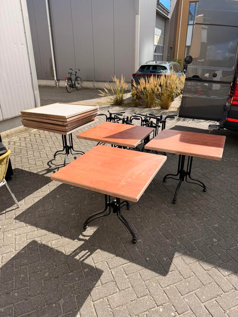 Eettafels 80x80 tafels, Huis en Inrichting, Tafels | Eettafels, Gebruikt, 50 tot 100 cm, Overige materialen, Vierkant