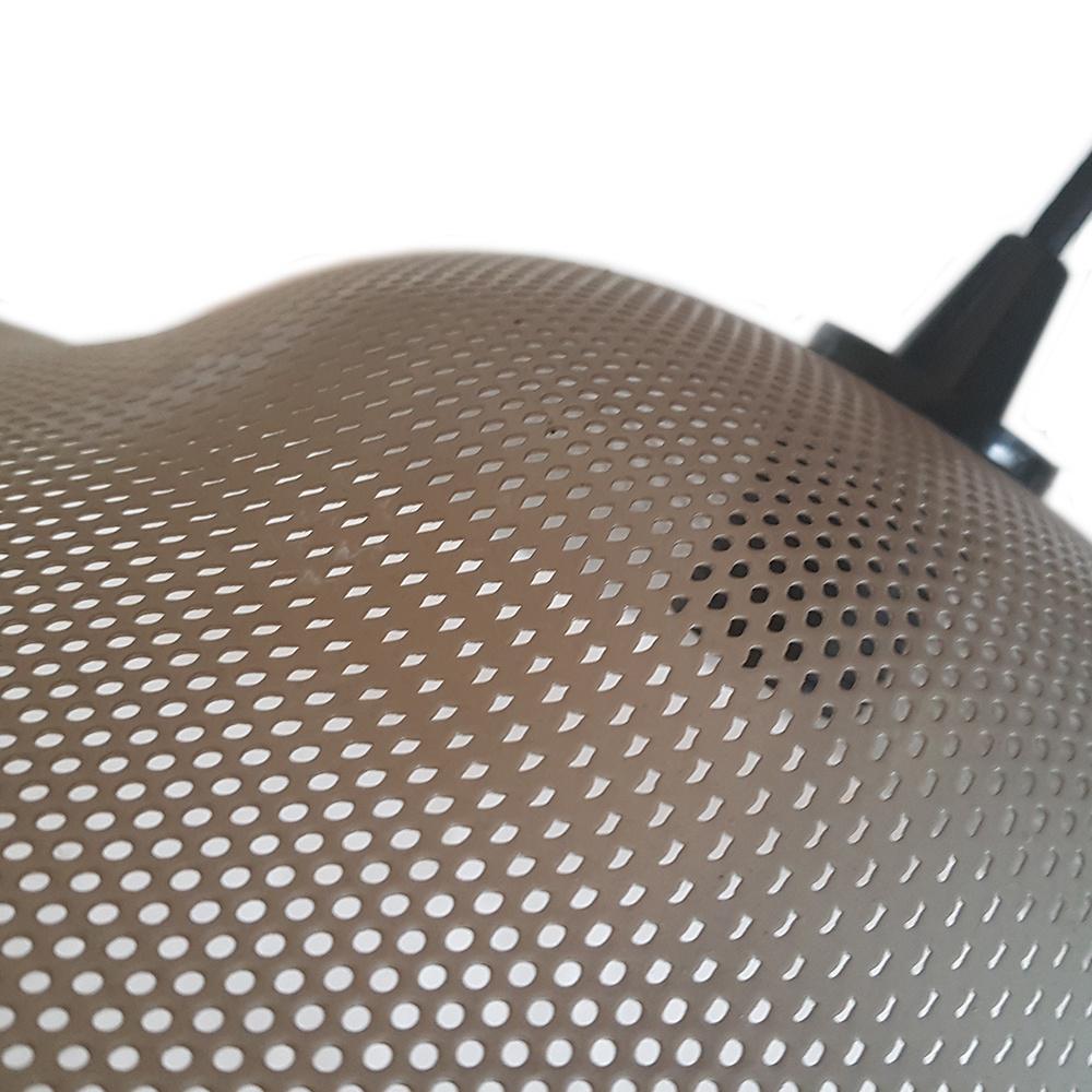 Vintage geperforeerde Hanglamp Massive Belgie, Huis en Inrichting, -, -, Ophalen of Verzenden, Metaal