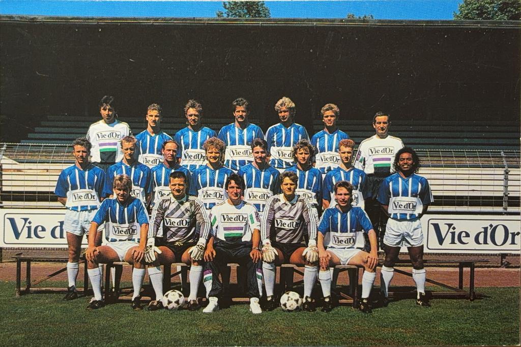 Elftalkaart EVV Eindhoven - seizoen 1990/1991, Ophalen of Verzenden, Zo goed als nieuw, PSV, Spelerskaart