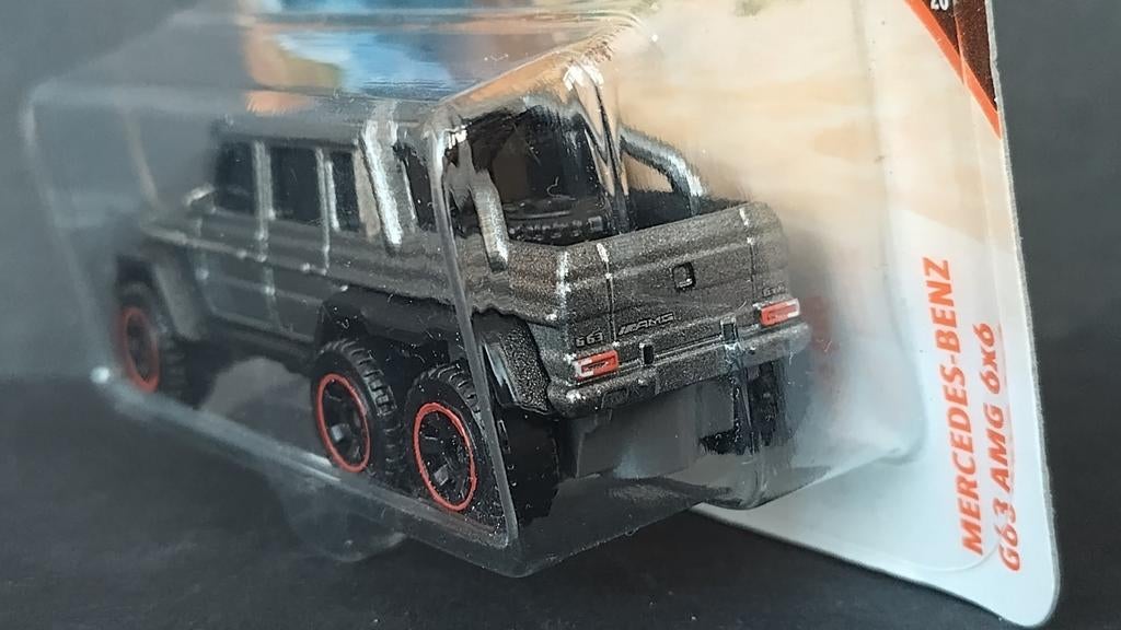 Mercedes Benz G klasse AMG 6x6 1;64 3inch Matchbox Pol, Auto, Verzenden, ., Nieuw