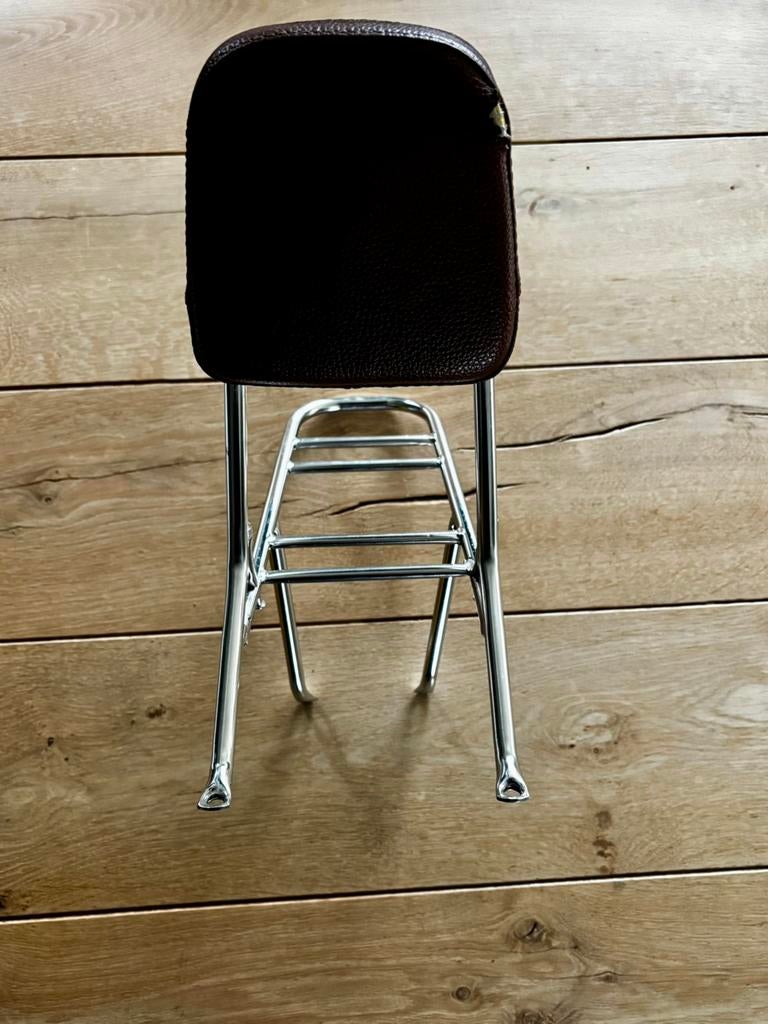 ChromenAchterdrager met Rugsteun Voor Retro Scooters BTC AGM, Ophalen of Verzenden, Zo goed als nieuw, Overige typen, Overige merken