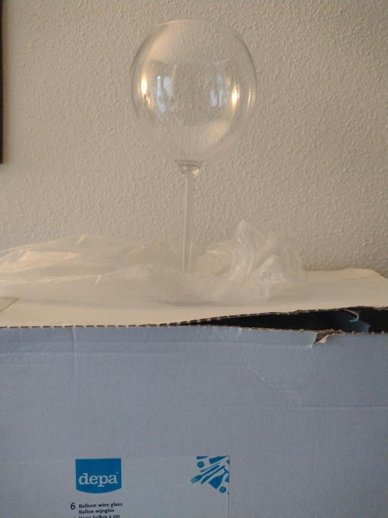 Depa Ballon wijnglazen, Info@mvsattractieverhuur.nl, Nieuw, Ophalen of Verzenden, Feestartikel