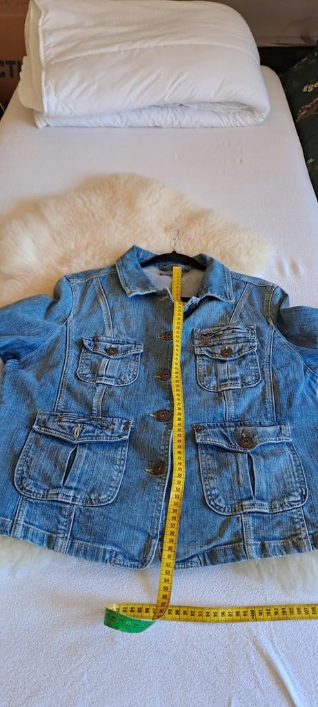 Net spijkerjasje Biagginni, Biaggini, Blauw, Maat 46/48 (XL) of groter, Ophalen of Verzenden