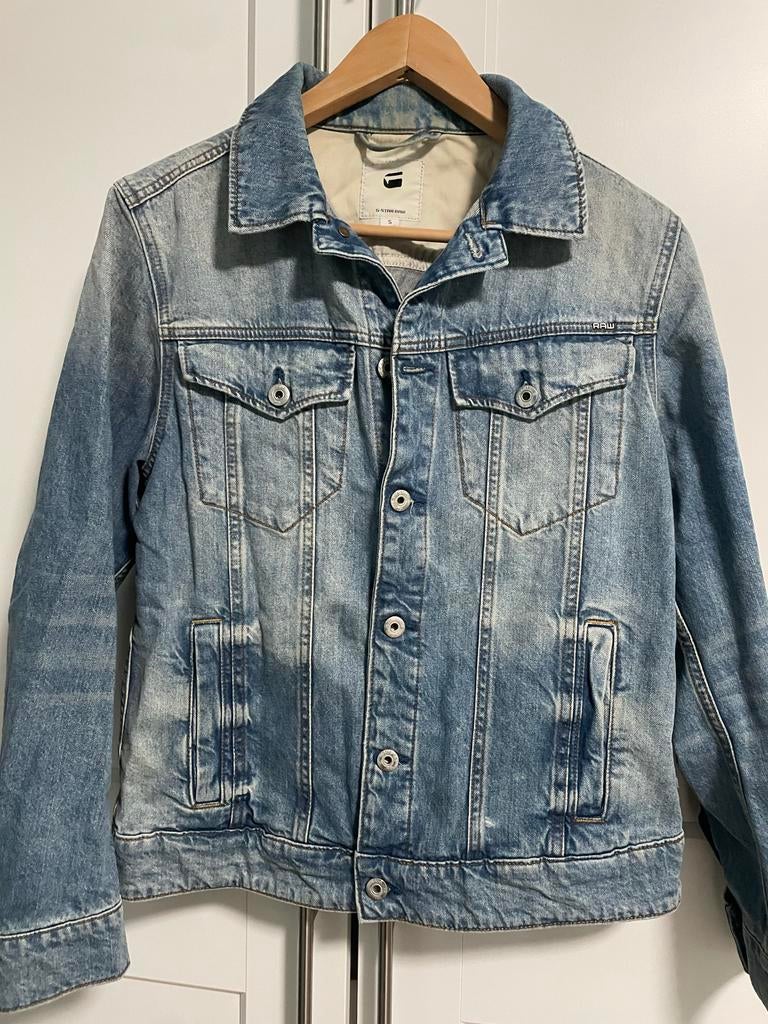 G-Star RAW spijkerjack - Maat S, Ophalen of Verzenden, Zo goed als nieuw, Maat 46 (S) of kleiner, Blauw