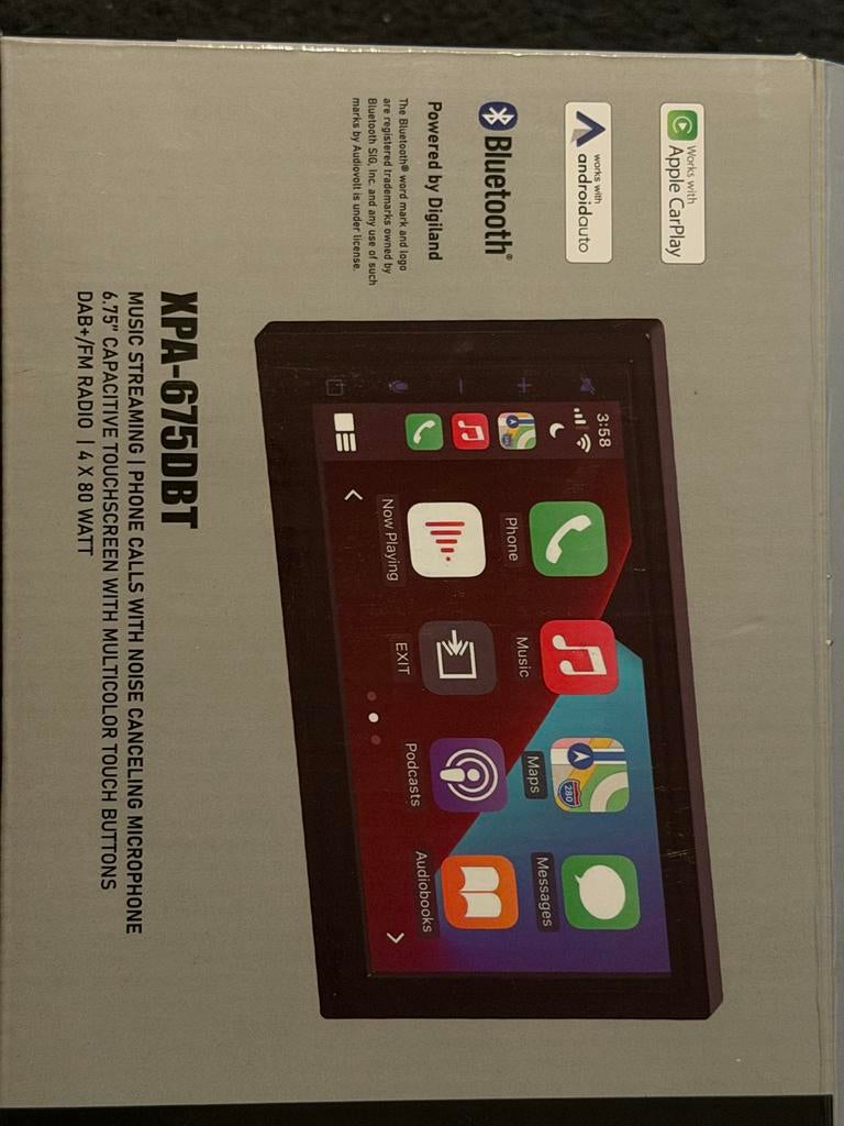 Dubbeldin auto radio, Ophalen of Verzenden, Gebruikt