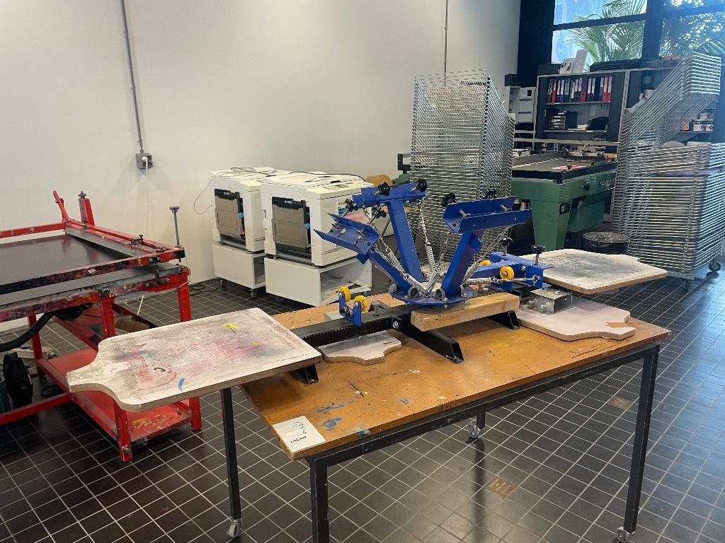 zeefdruk carroussel, Ophalen, Gebruikt, Gereedschap of Toebehoren