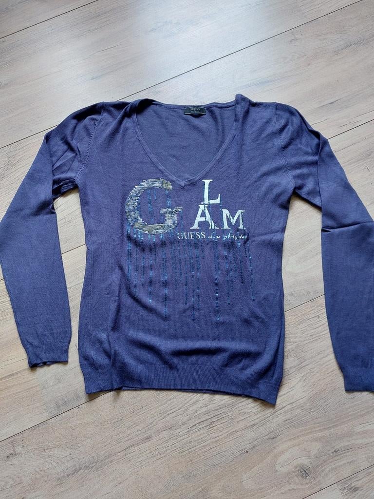 Guess trui, Kleding | Dames, Truien en Vesten, Maat 38/40 (M), Guess, Paars, Ophalen of Verzenden