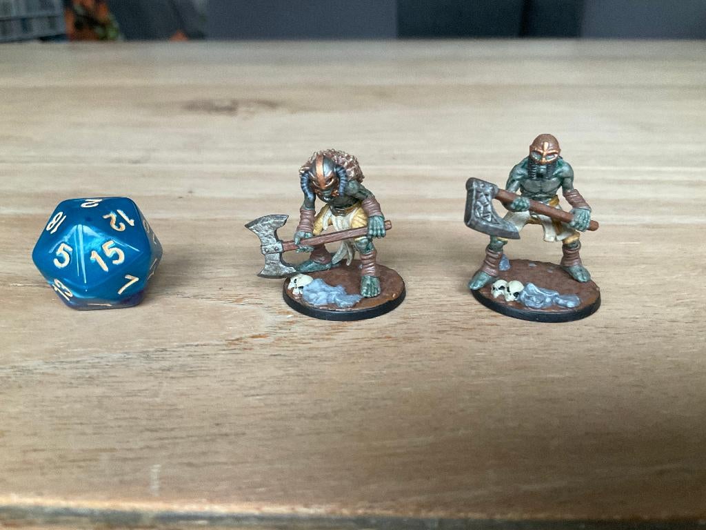 Handgeschilderde draugr - Dnd, Figuurtje(s), Ophalen of Verzenden, Geverfd, Nieuw