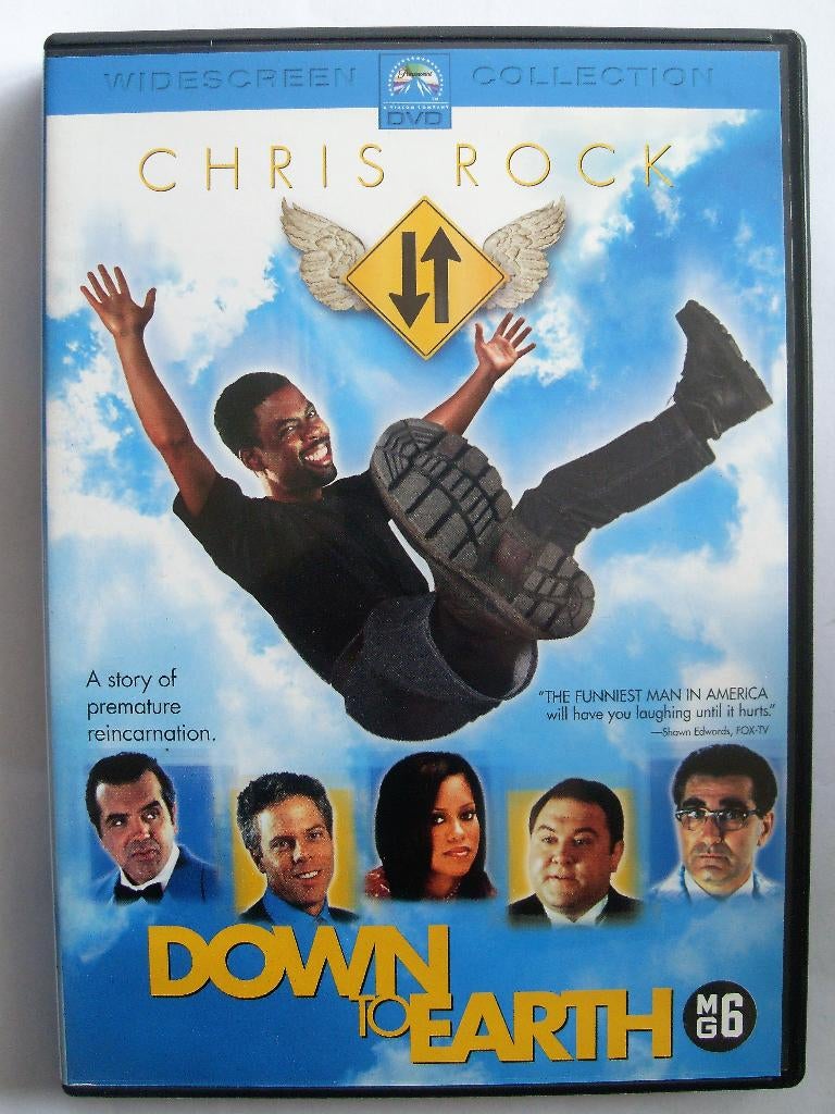 Down to Earth (originele dvd) Chris Rock, Vanaf 6 jaar, Ophalen of Verzenden, Zo goed als nieuw, Romantische komedie