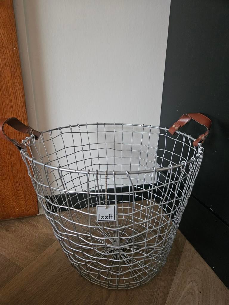 Leuke draadmand van het merk Leeff, Overige materialen, Mand, Rond, Nieuw