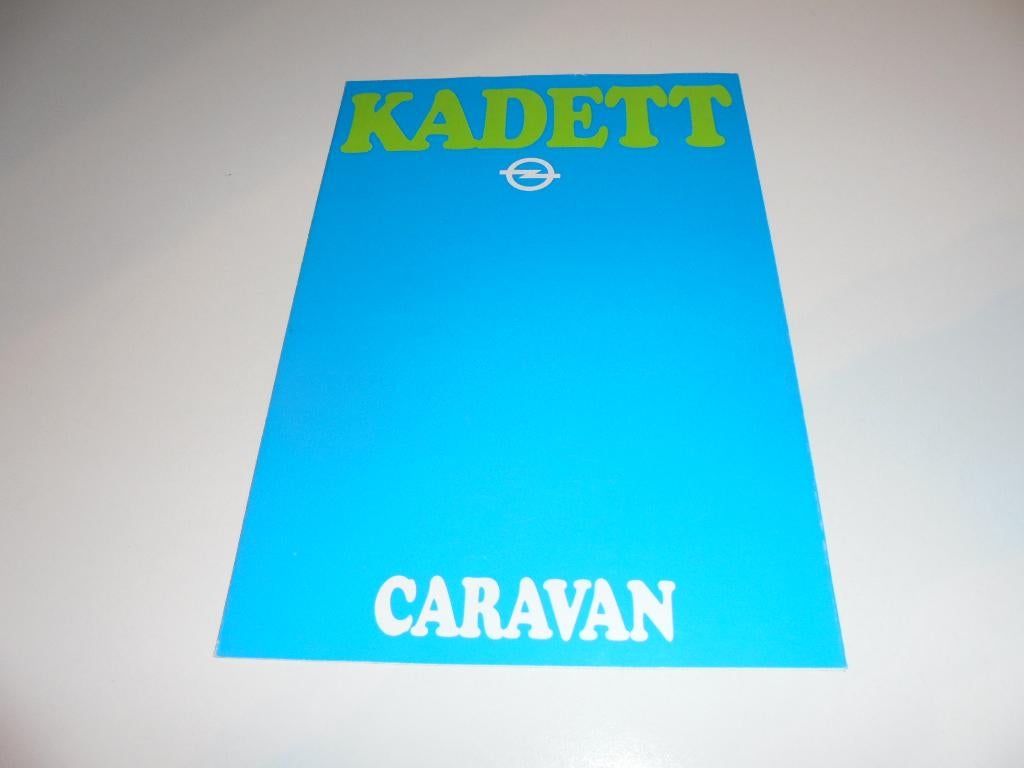 brochure Opel Kadett Caravan  1982, Ophalen of Verzenden, Zo goed als nieuw, Opel