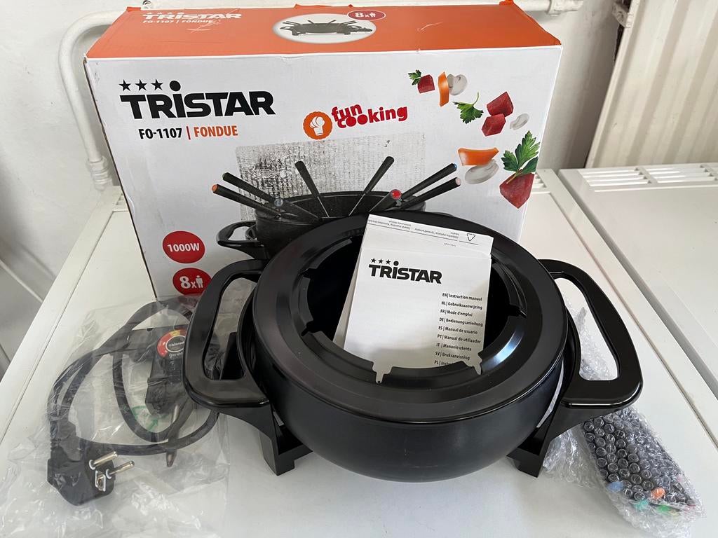 Tristar Fondueset FO-1107, Ophalen, Zo goed als nieuw, Elektrisch, Fondueset