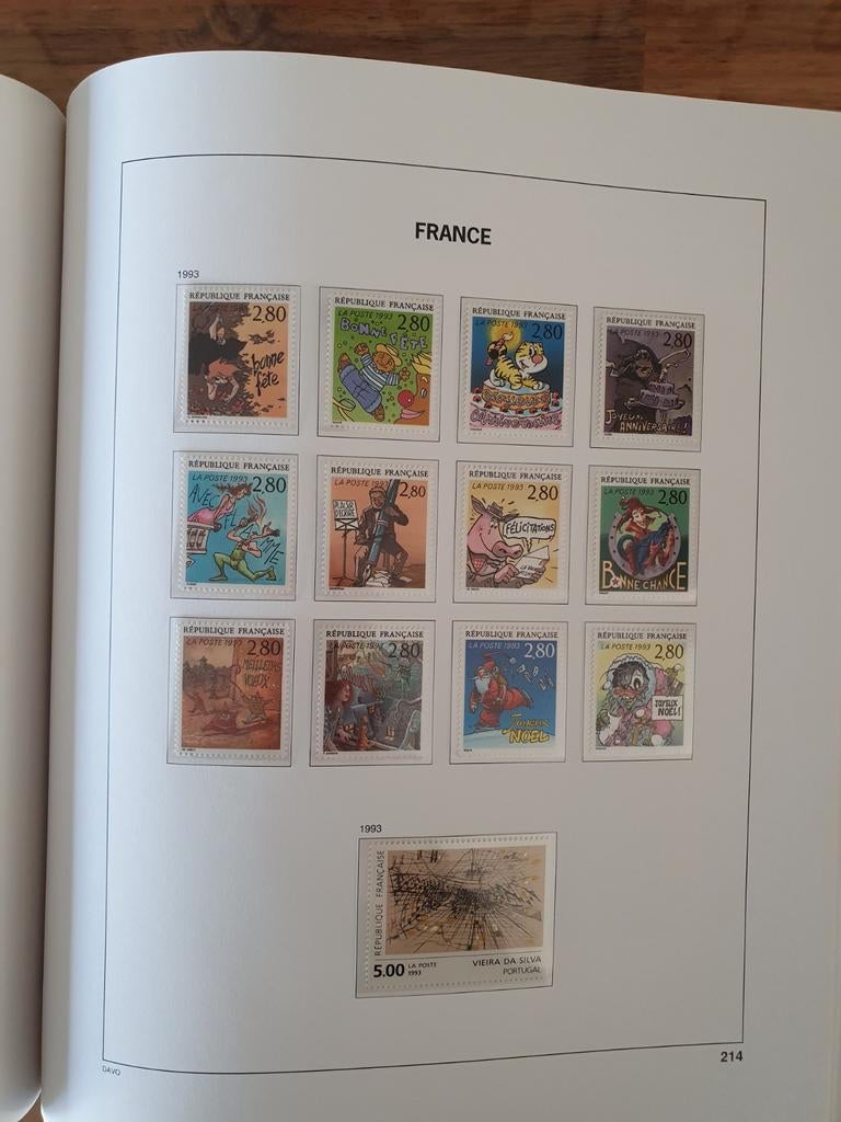 FRANKRIJK 1984-1993 postfris COMPLEET in DAVO LUXE DEEL 3, Verzenden, Buitenland