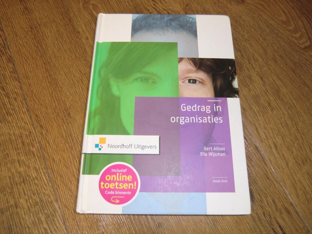 Gedrag in organisaties ISBN 9789001816261, Ophalen of Verzenden, Gelezen, Management