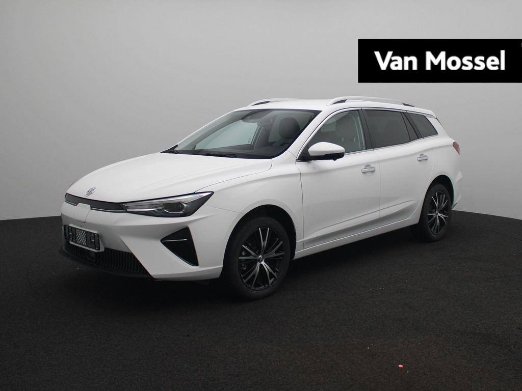 MG 5 Long Range Comfort 61 kWh Final Edition | WLTP 400 KM |, Auto's, MG, 12 maanden, Stof, Zwart, Wit