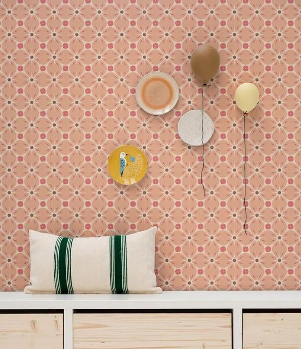 Kinderbehang Porto Zalm Bibelotte, Ophalen of Verzenden, Minder dan 10 m², Info@bibelotte.nl, Frankeneng 17c, 6716 AA Ede